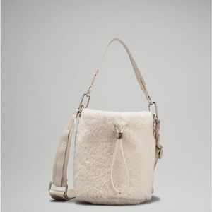 Lululemon Crossbody Bucket Bag- Opal white